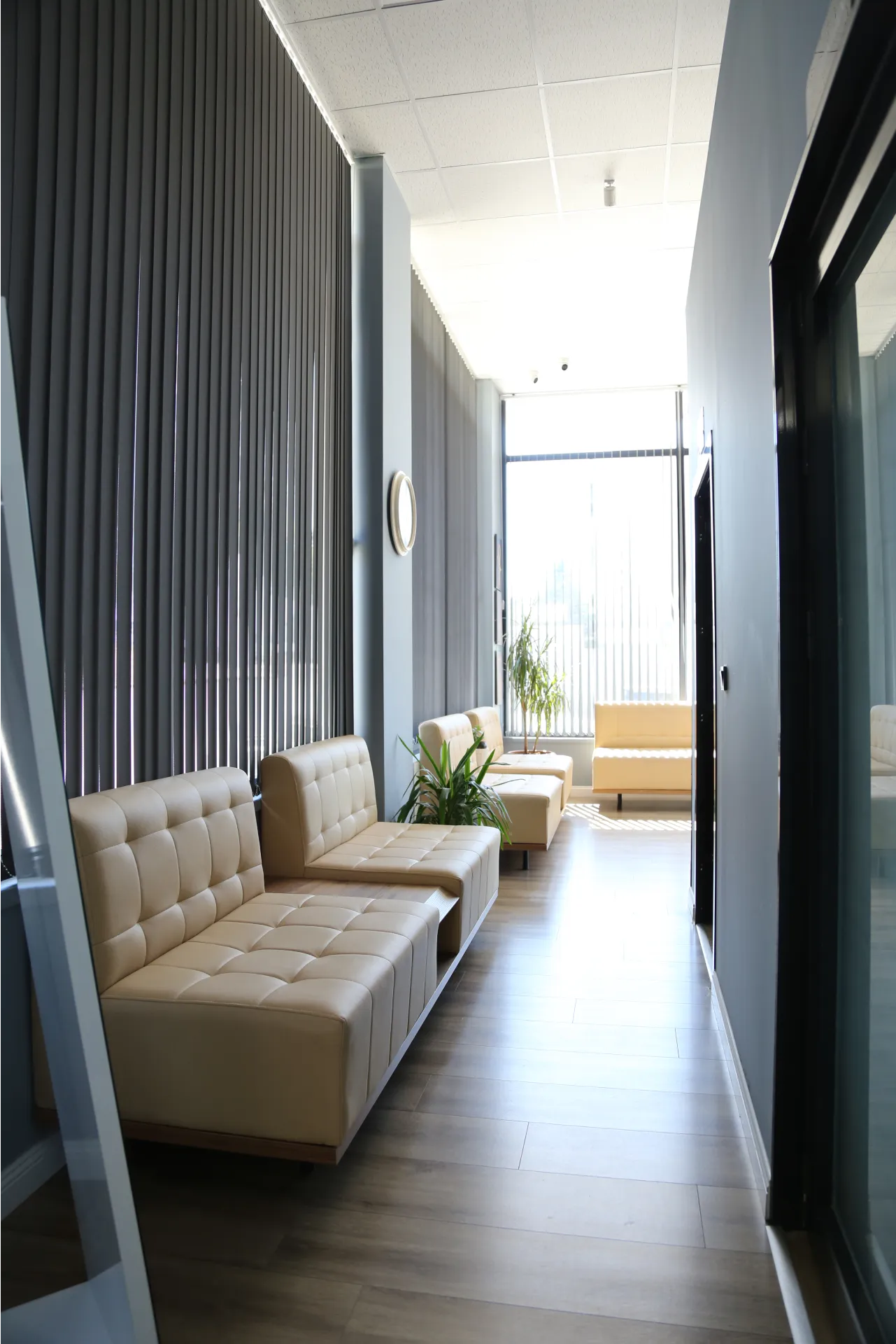 A corridor inside the clinic